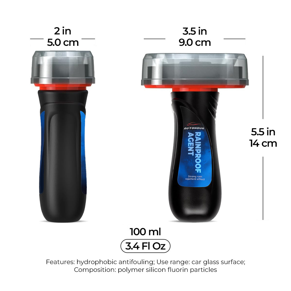 Autonova™ Anti-Rain Windshield Protector + Free Microfiber Cloth