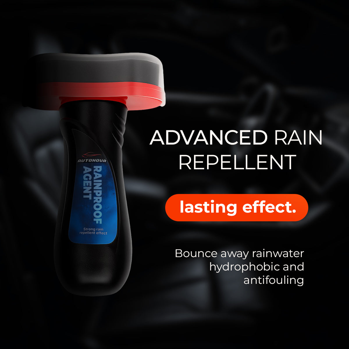 Autonova™ Anti-Rain Windshield Protector + Free Microfiber Cloth